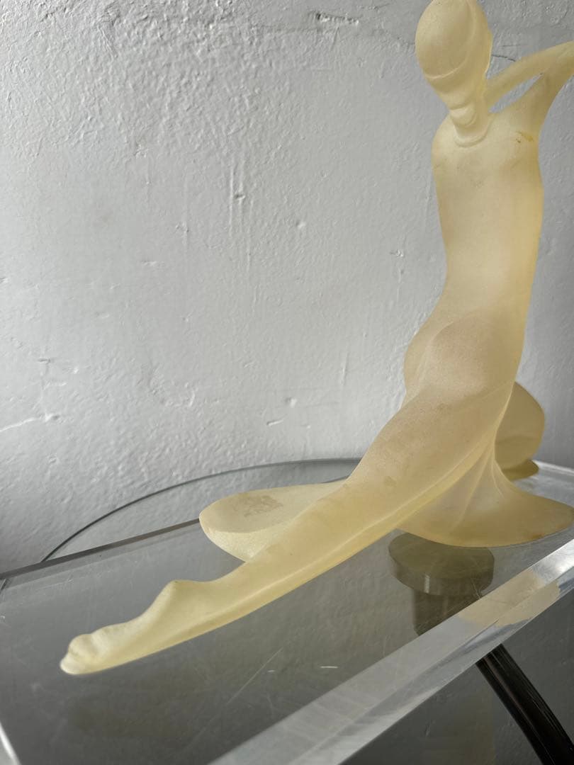 クリスタル オブジェ アンティーク ヴィンテージ レトロ アート 置物 希少