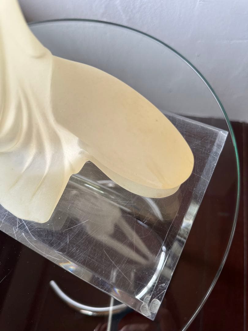 クリスタル オブジェ アンティーク ヴィンテージ レトロ アート 置物 希少