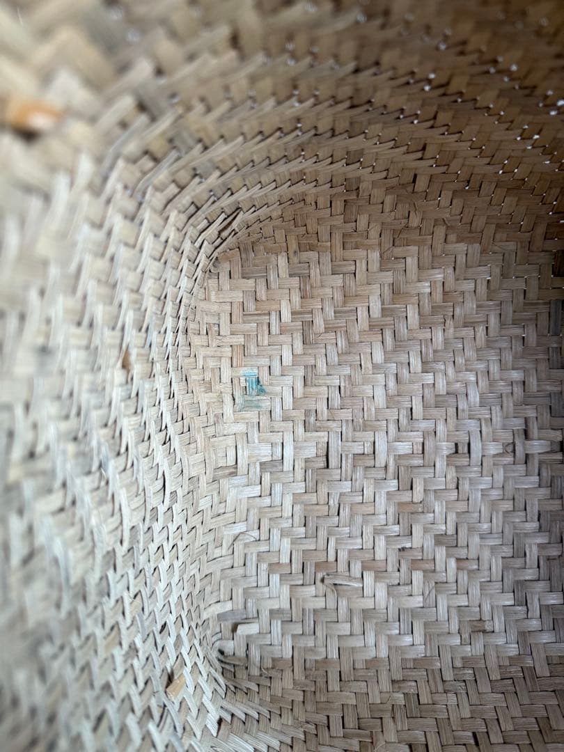 竹籠バッグ かごバック 竹籠 買い物かご マルシェ vintage