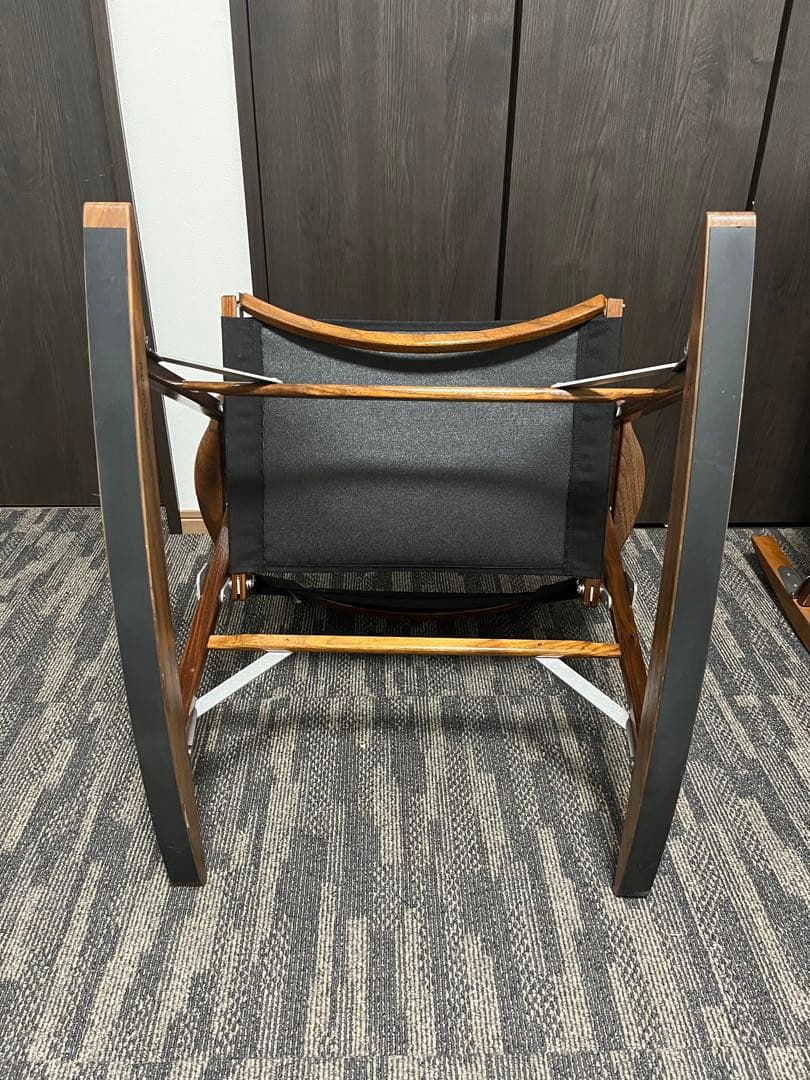 カーミットチェア　ウォールナット　② ロッキングベース　アームレスト