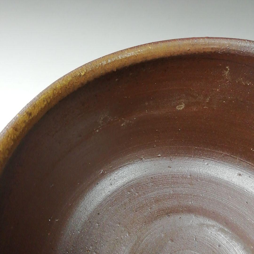 Ｔ２３２　茶碗　『備前焼』『金重陶弘(七十六代　利右衛門)造』　共箱　茶道具