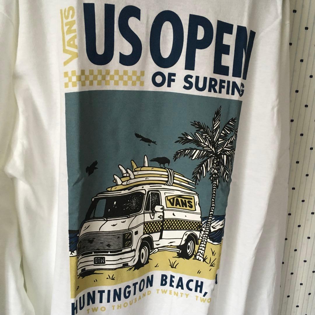 VansバンズUSOPENofsurfing＠ハンティントン記念L/STシャツM