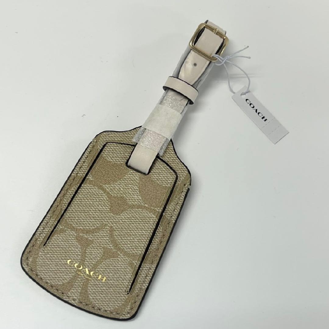 COACH コーチ　ラゲッジタグ　荷物タグ　ネームタグ　モノグラム　旅行用品