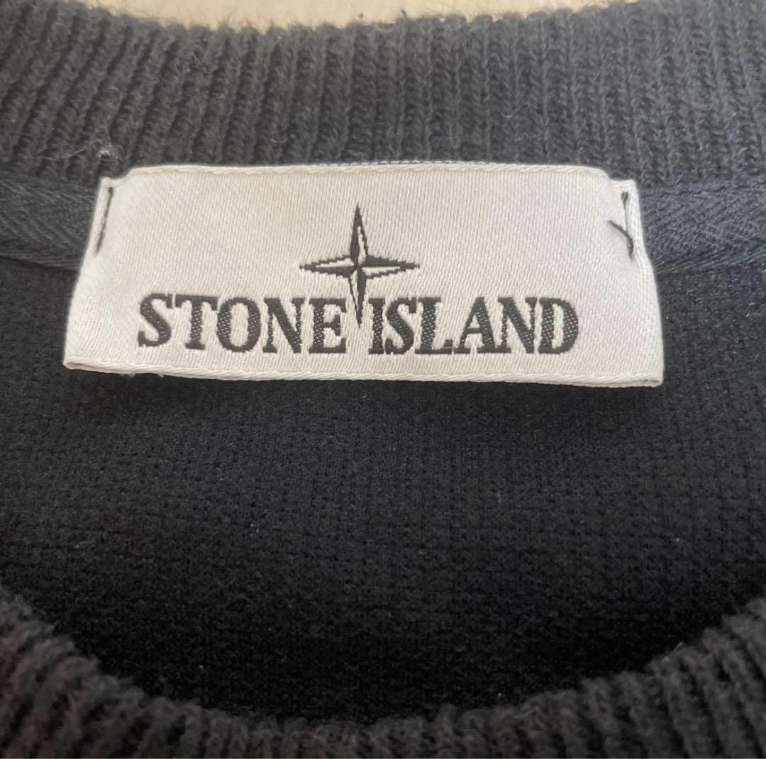 STONE  リブ　スウェットシャツ　ブラック　M