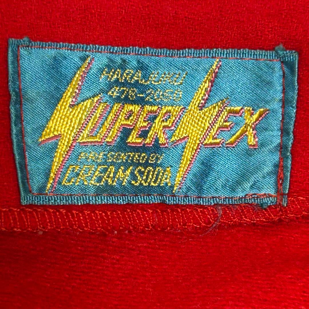 【groupie】クリームソーダ　赤ボンデージジャケット　ジッパー付き