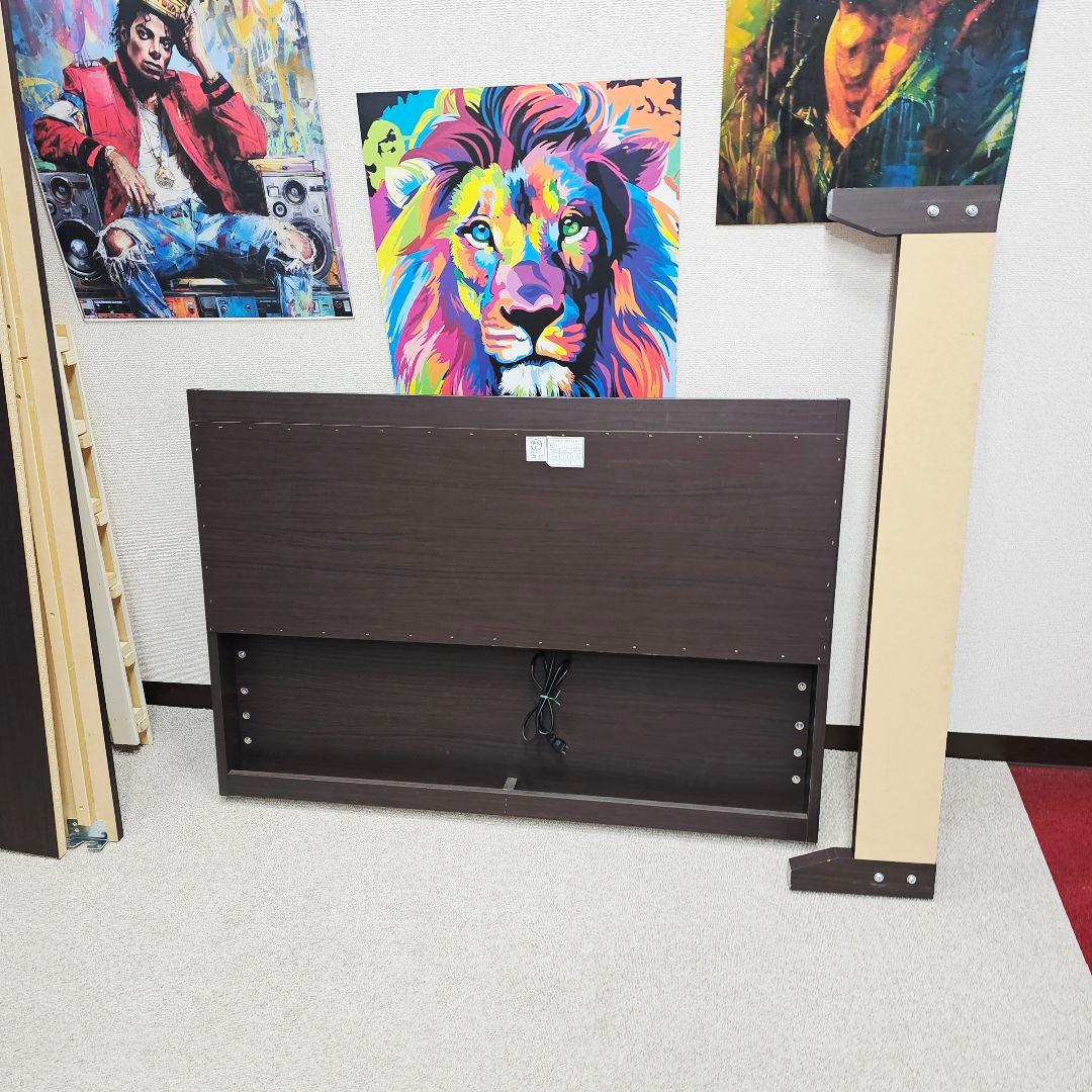 セミダブルベッド+マットレス semi-double 東京23区への無料配送