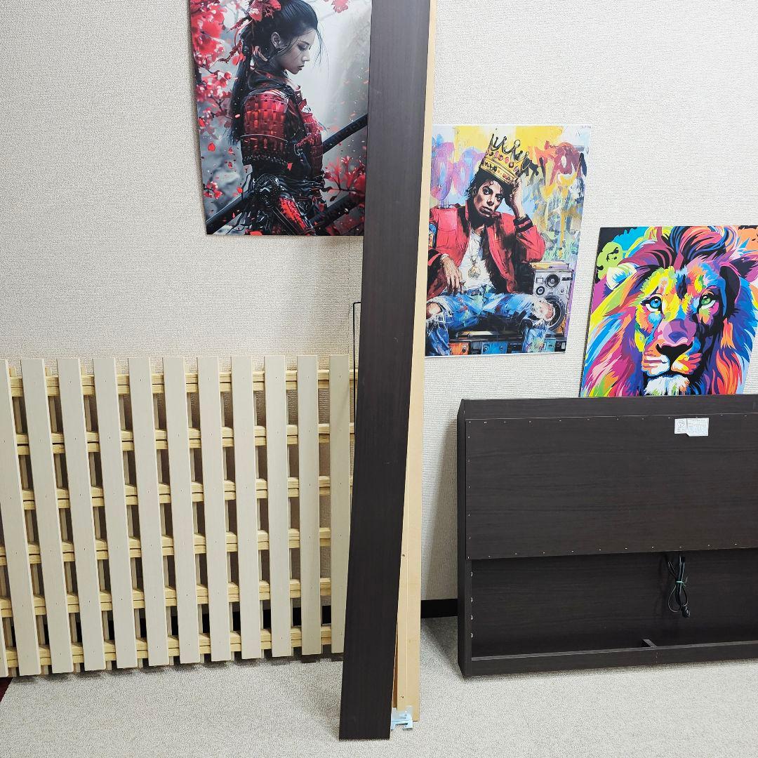 セミダブルベッド+マットレス semi-double 東京23区への無料配送