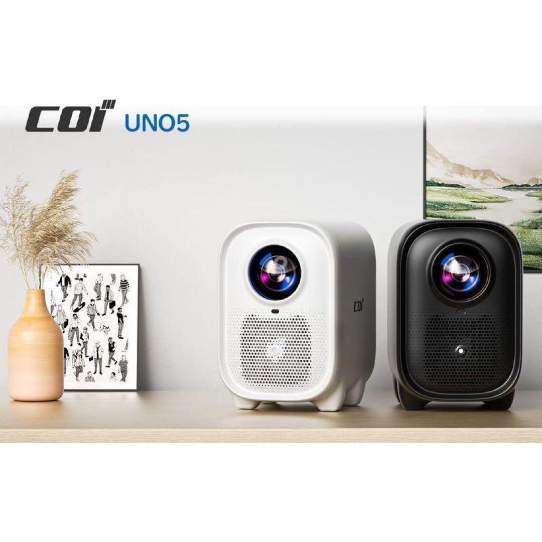 ★新品未開封★ COI UNO5 プロジェクター Netflix認定 ホワイト