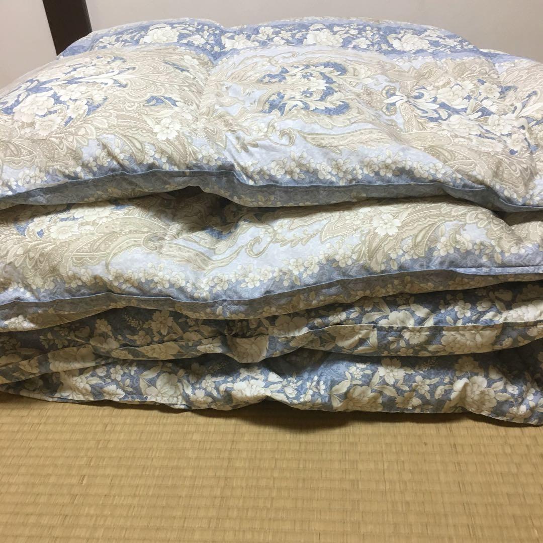 羽毛布団ダブルサイズ  美品