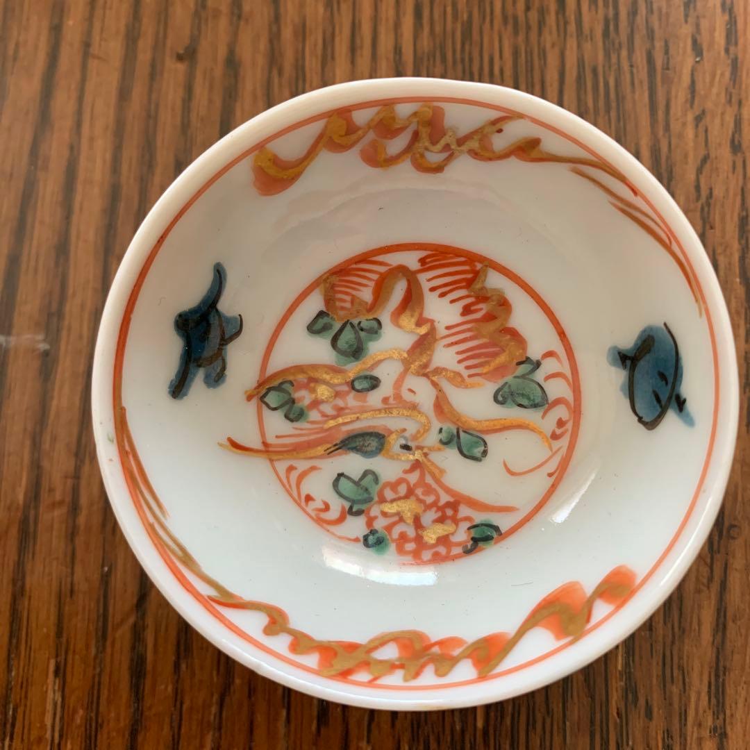 九谷焼⭐️杯五客⭐️共箱付⭐️蔵保管