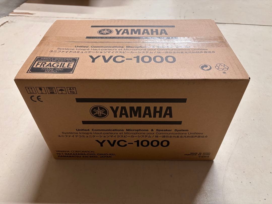 ハ*ー様 開封のみ Yamaha YVC-1000 & YVC-MIC1000E