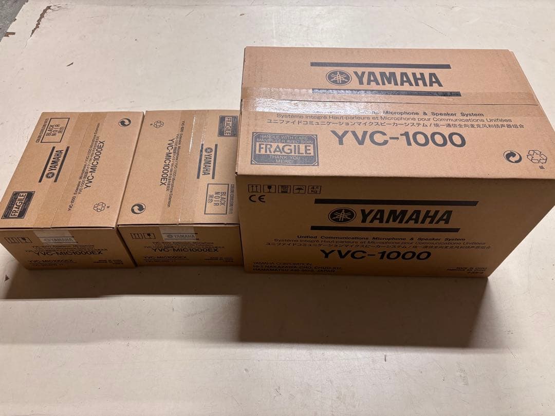 ハ*ー様 開封のみ Yamaha YVC-1000 & YVC-MIC1000E