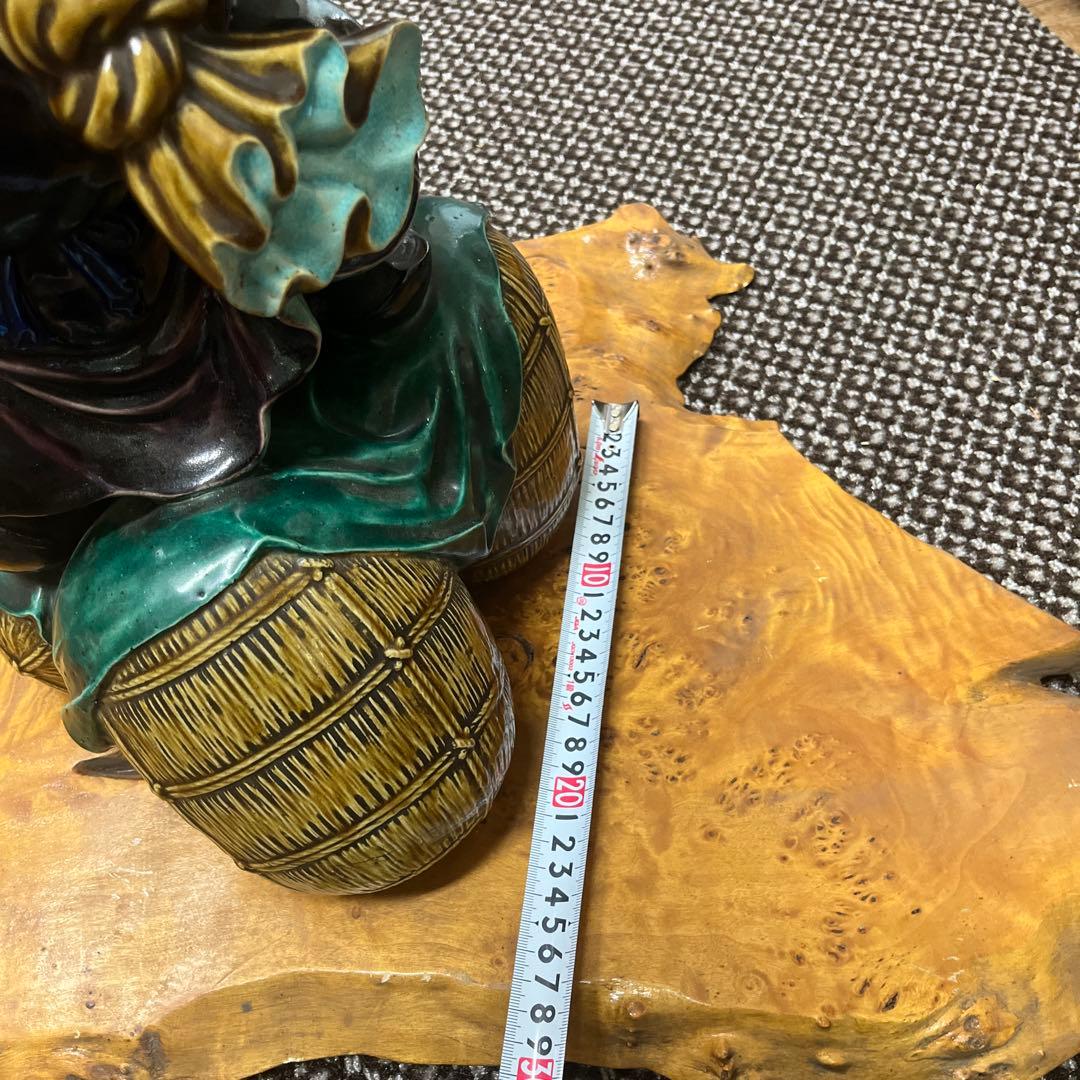 九谷焼　三俵大黒　骨董品　縁起担ぎに　ヴィンテージ