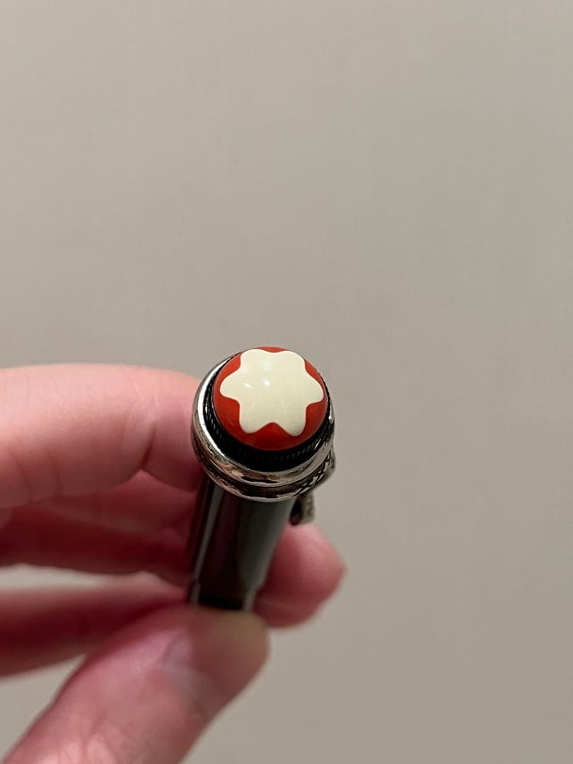 【美品】モンブラン ヘリテイジ ルージュ＆ノワール・ボールペン