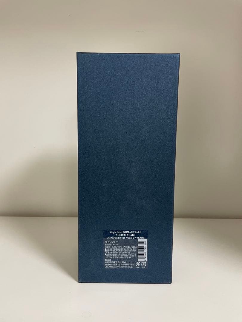 本坊酒造　マルス　シングルモルト駒ヶ岳　27年　46度/700ml未開栓