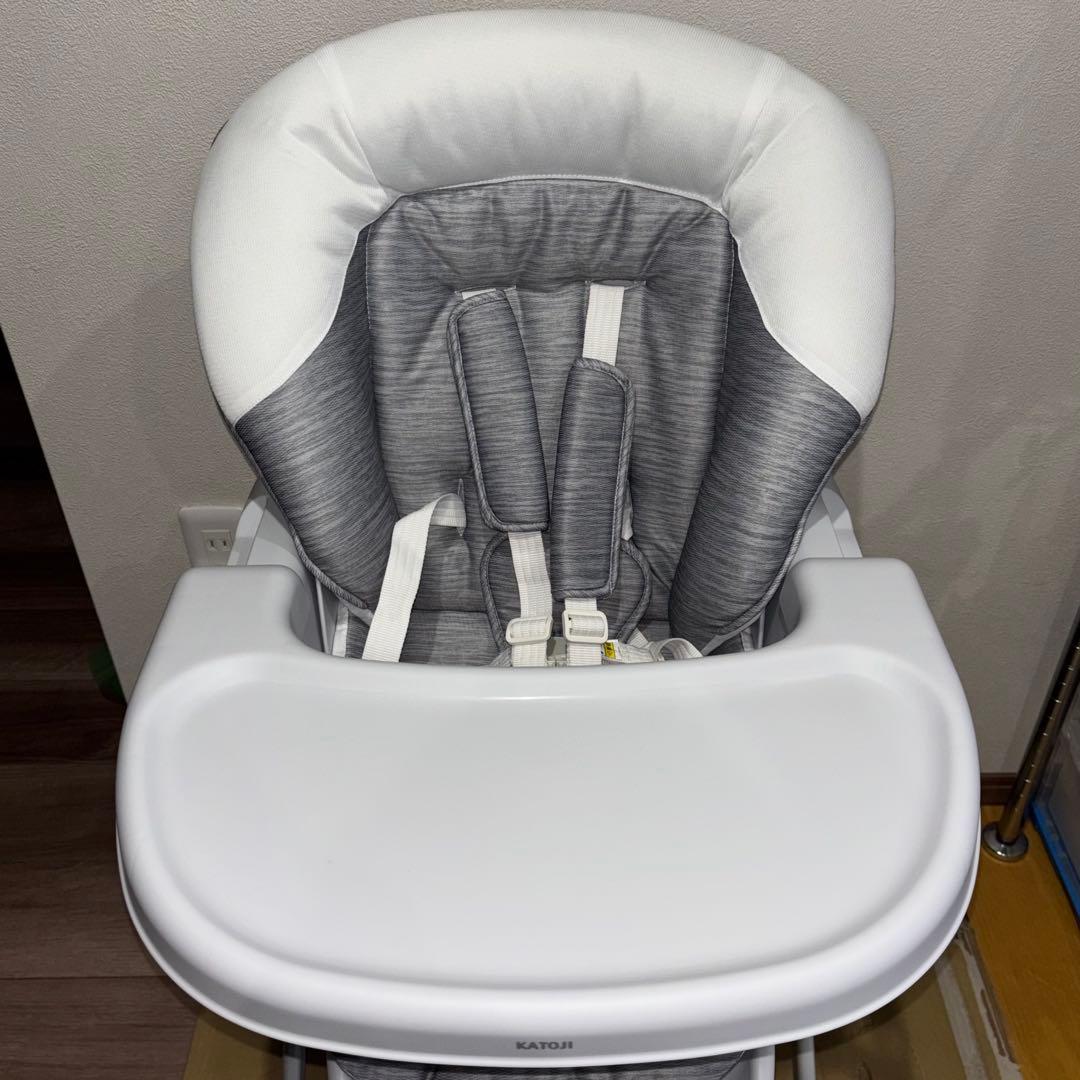 【ほぼ新品】✨ KATOJI カトージ　ハイローラック　ハイローチェア ピッコロ