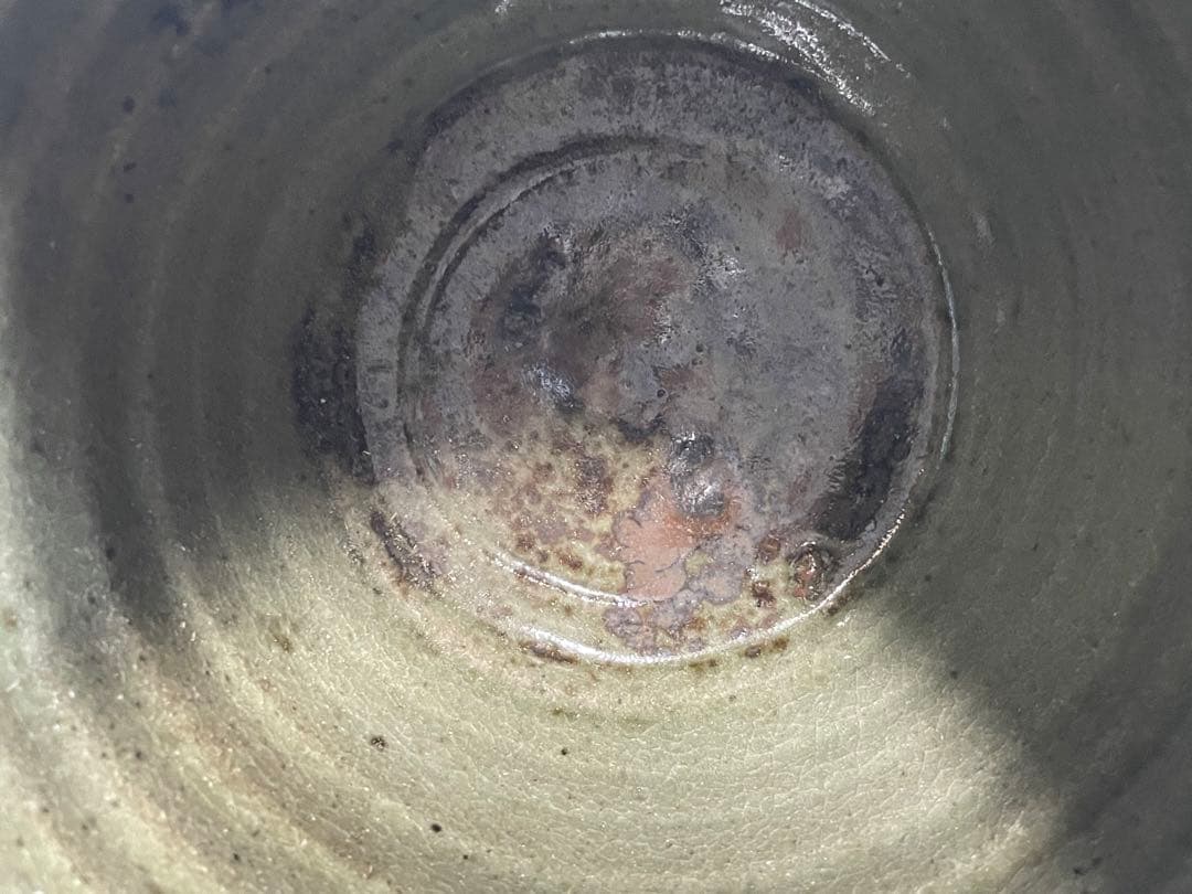 陶芸家　人間国宝　濱田庄司　浜田庄司　？　鉄絵　トウキビ文　水指　茶道具　益子