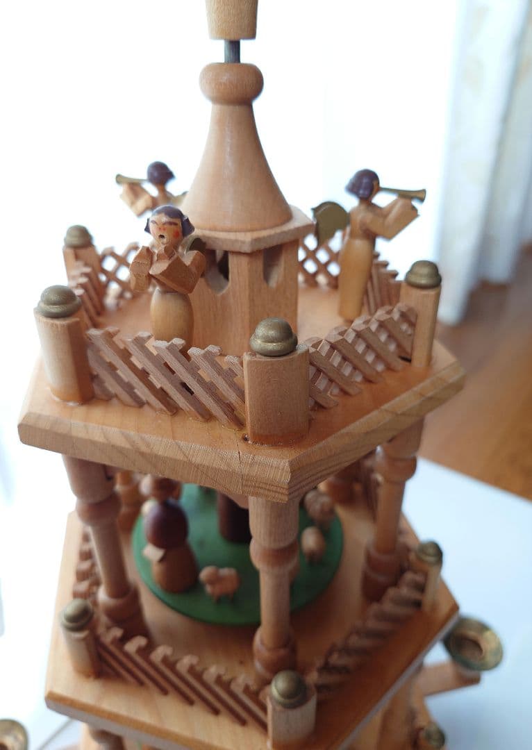 bunbunbunドイツ製　木製　クリスマスピラミッド