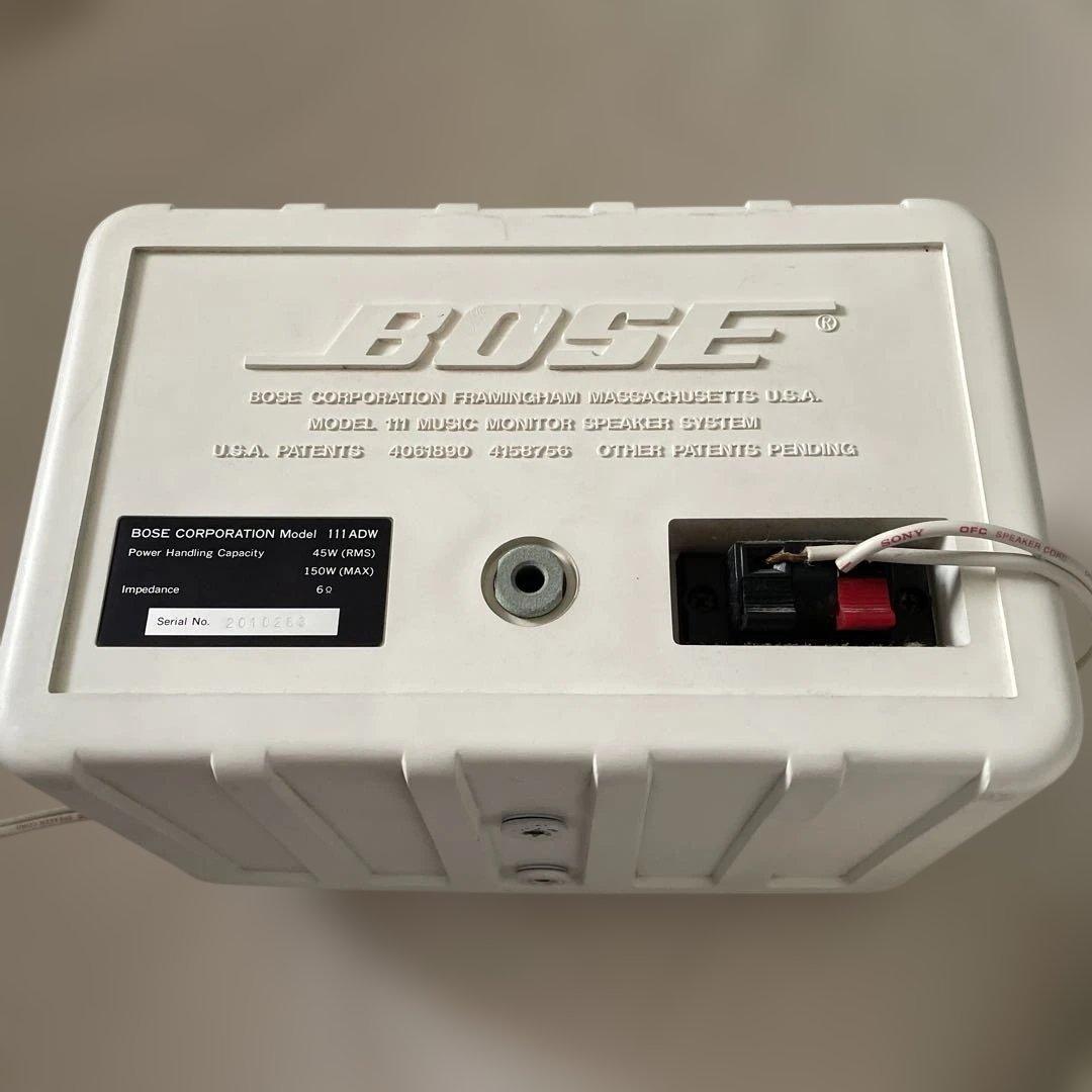 BOSE 111ADW ホワイト スピーカー