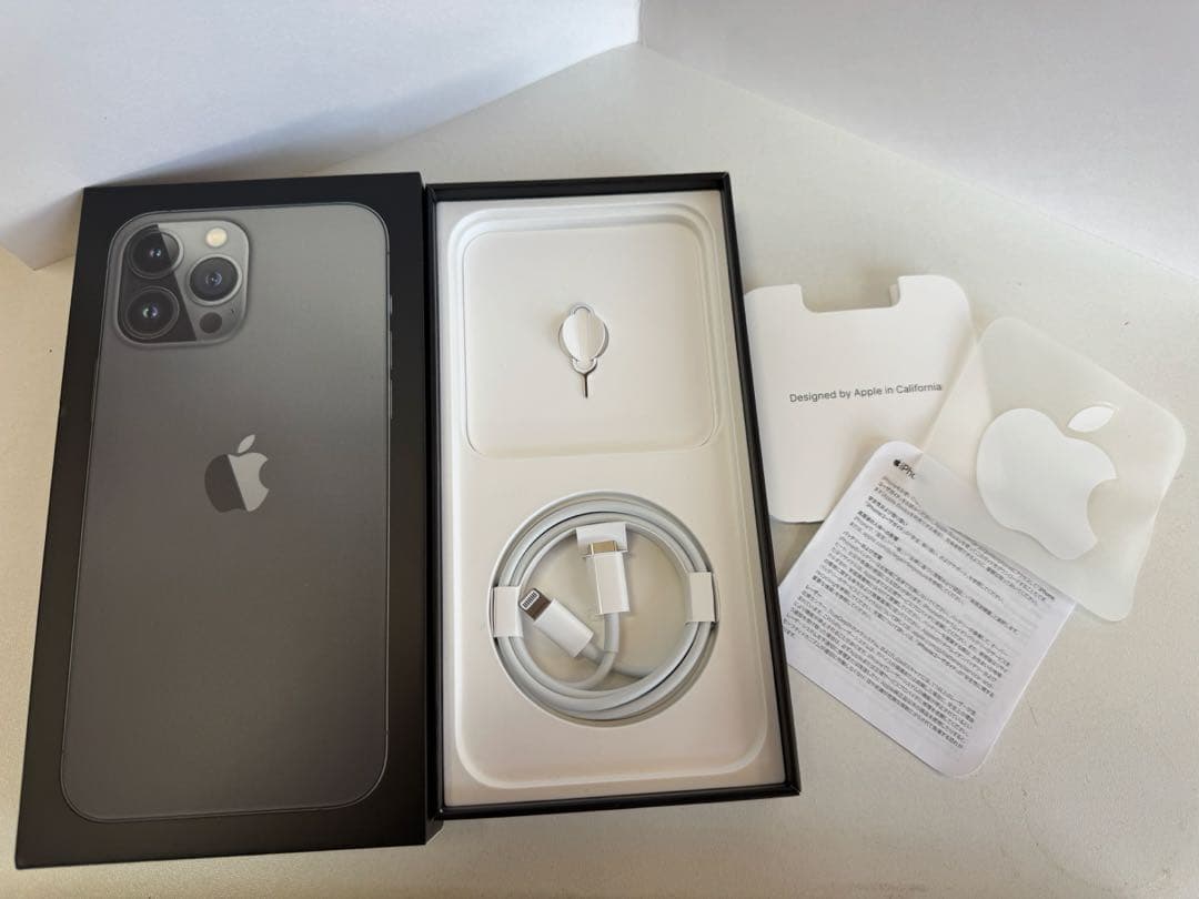 【美品】Apple iPhone 13 Pro Max 512GB グラファイト