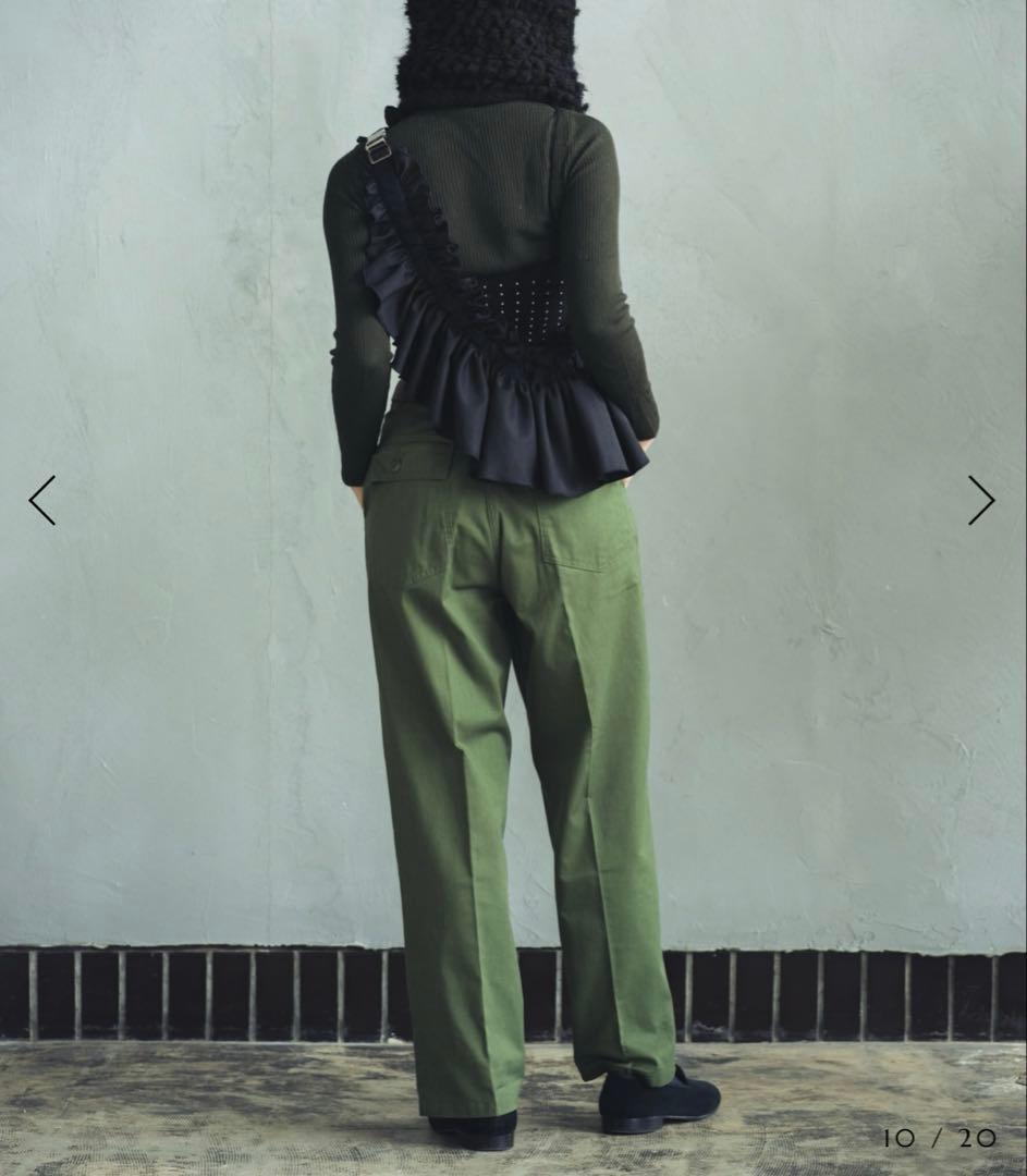 Orient millinery DORA フリルバッグ　ブラック