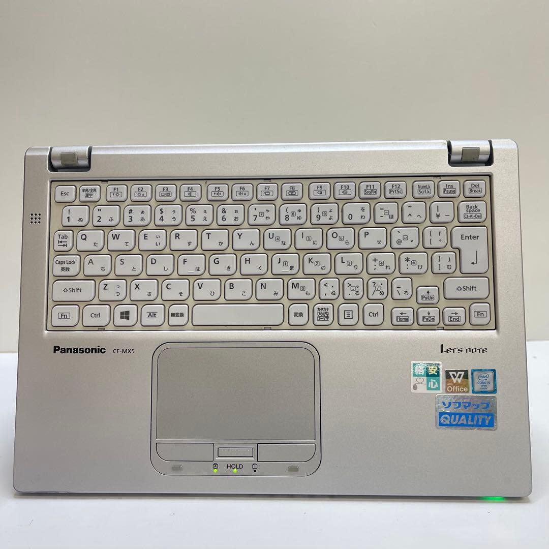 Windowsノート本体 #758 PANASONIC CF-MX5 i5-6300U 4GB 128Gb
