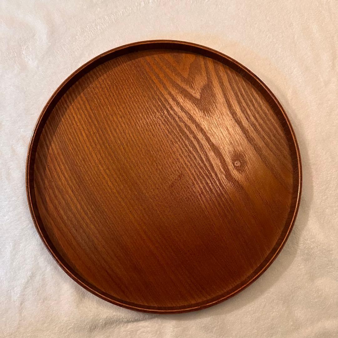 【２枚セット】木製トレー／木製お盆／アンティーク調