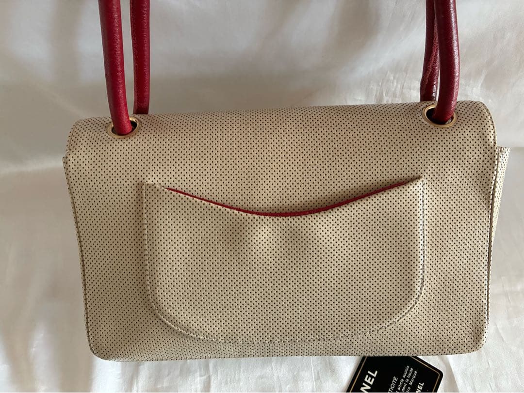 にこにこ 様♡CHANEL バイカラー　レザーショルダーバッグ