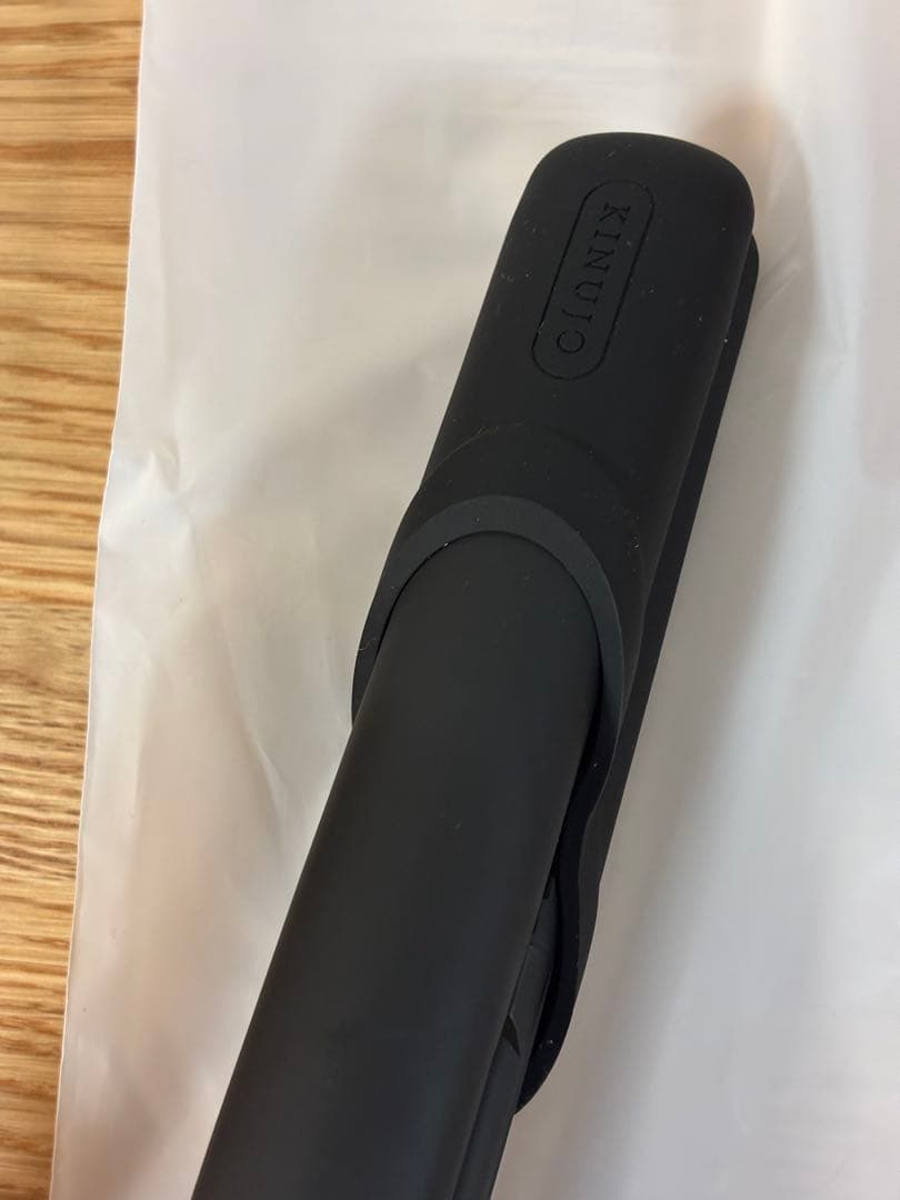 【美品】KINUJO絹女 W ストレートヘアアイロン ブラック　公式ガイド付き