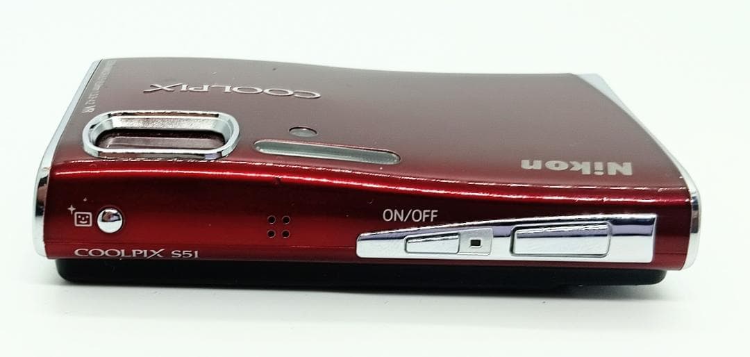 Nikon COOLPIX S51 8.1MP 3X zoom レッド 美品
