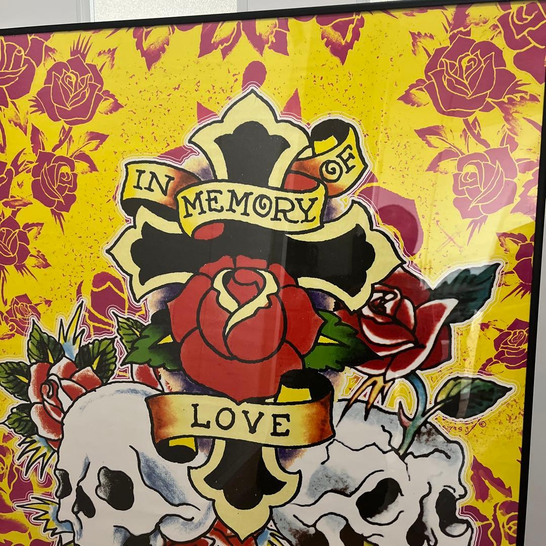 エドハーディ　タトゥー USA スカル　十字架　ドクロ　ビンテージ　アメリカ