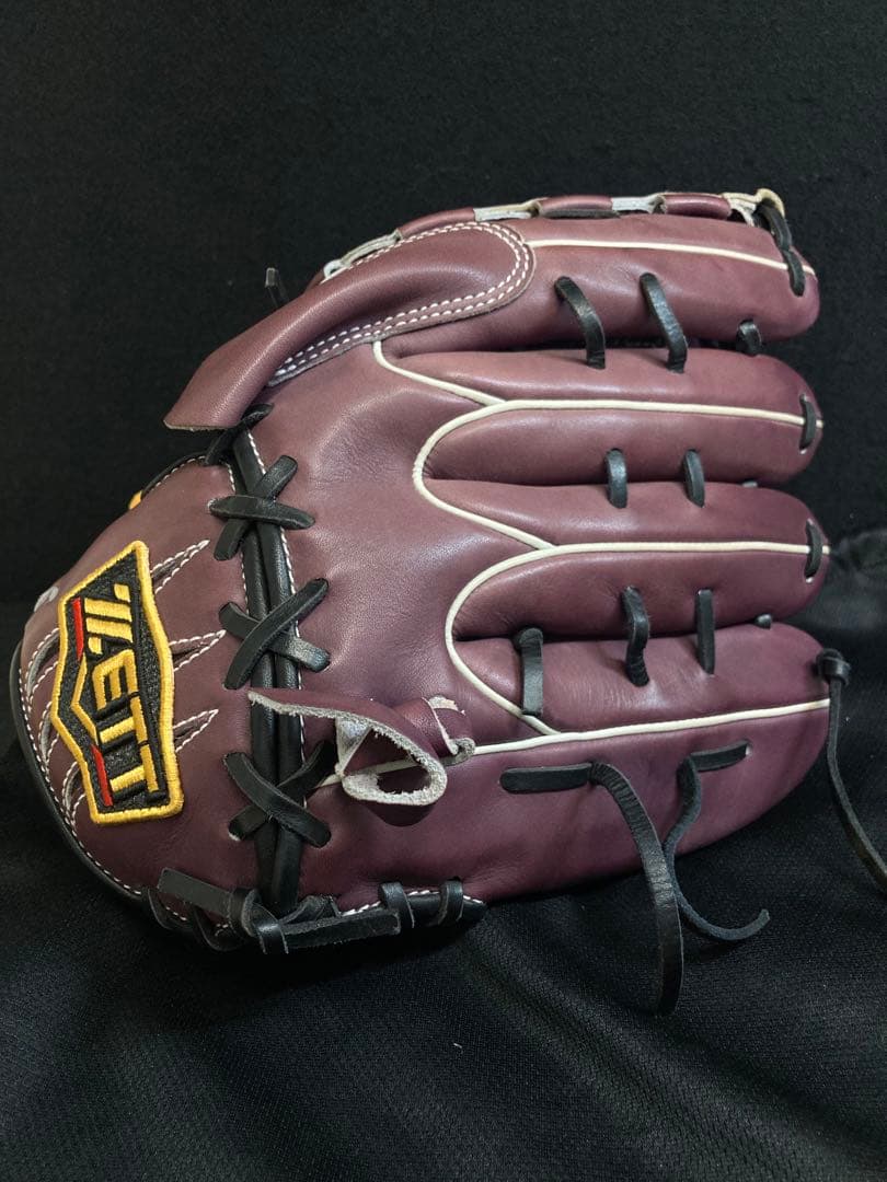 ZETT PROSTATUS 硬式 野球 グローブ プロステ ゼット 紫 左利き