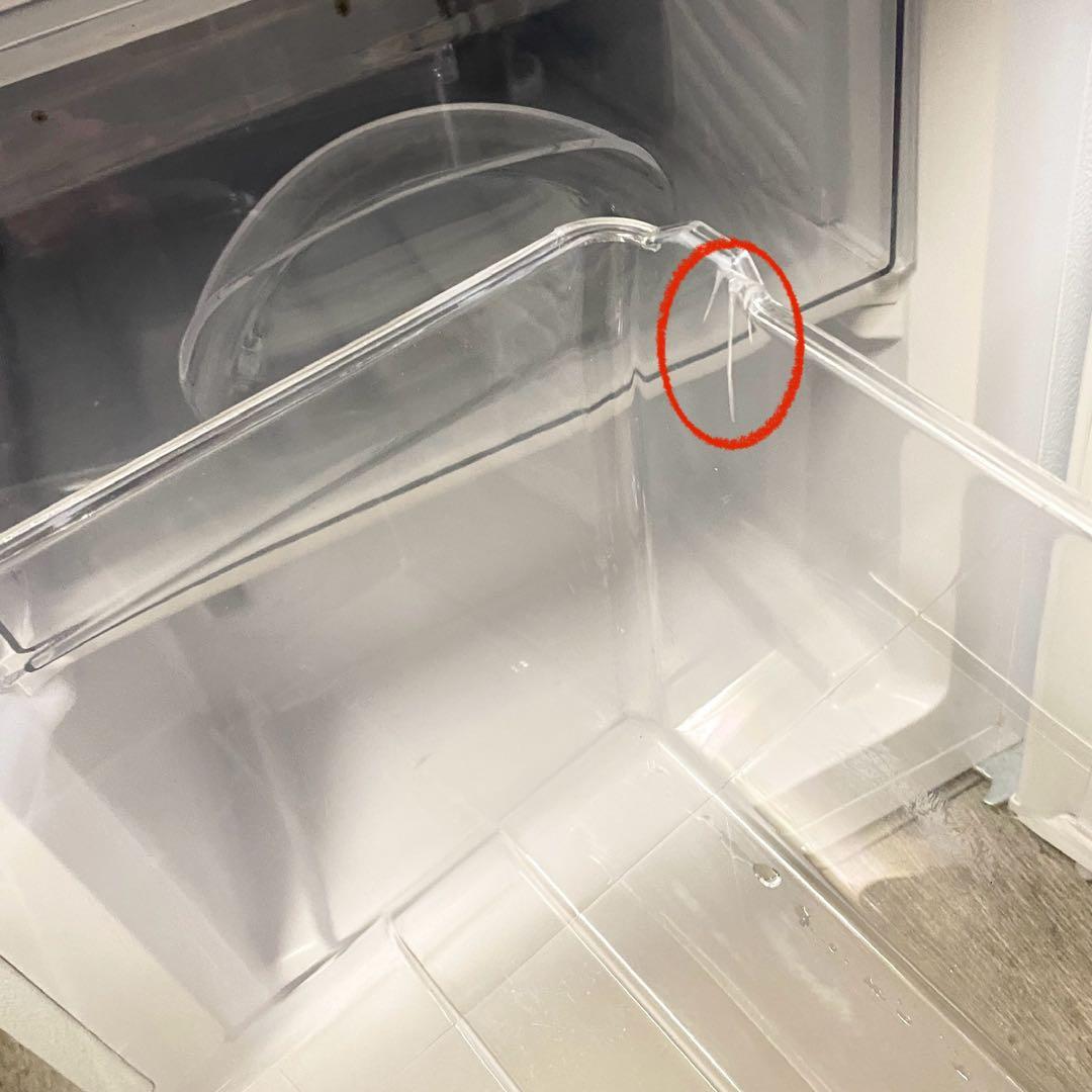 人気ニトリ！四角てシンプルなオシャレ感♪一人暮らしに ！2ドア冷凍冷蔵庫106L