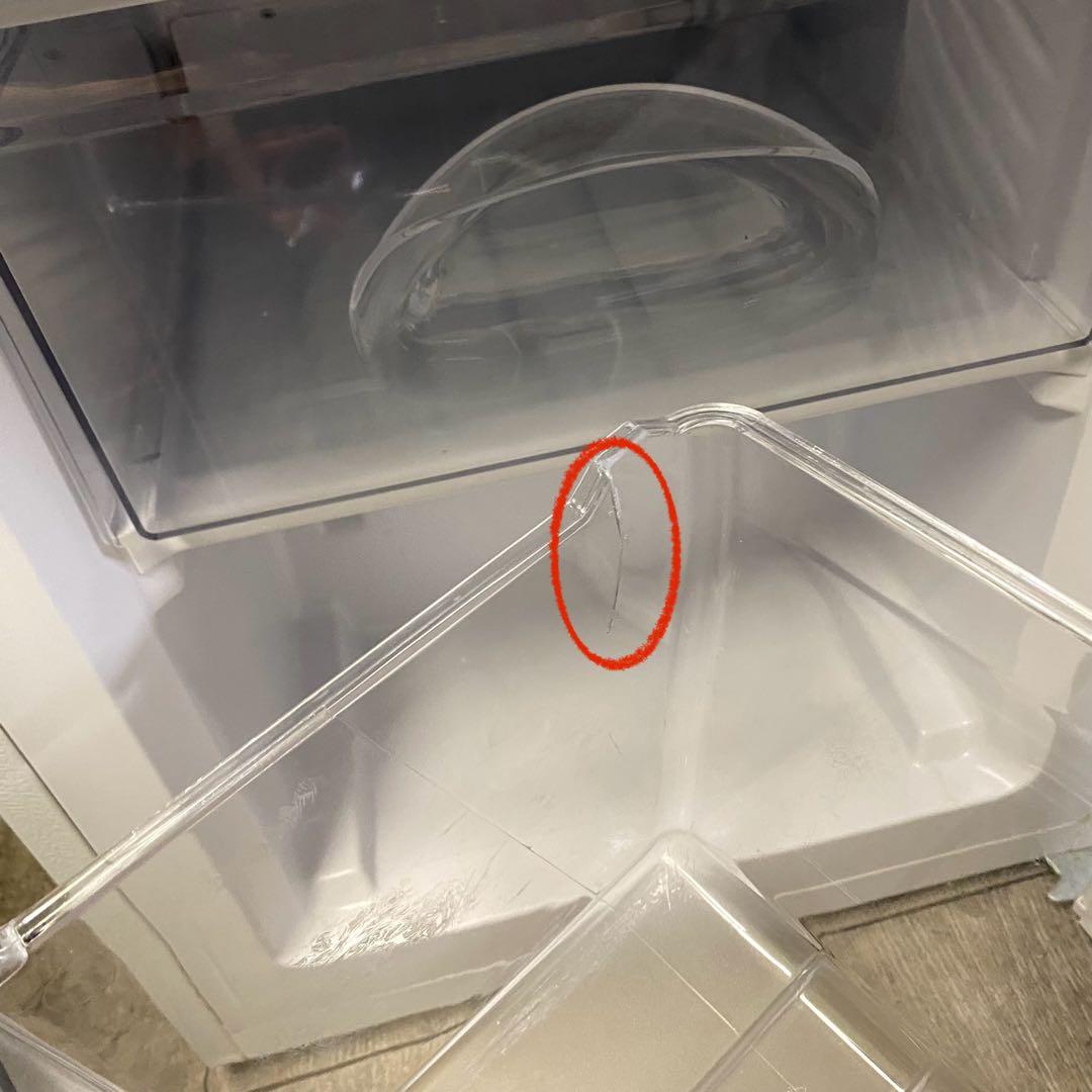 人気ニトリ！四角てシンプルなオシャレ感♪一人暮らしに ！2ドア冷凍冷蔵庫106L