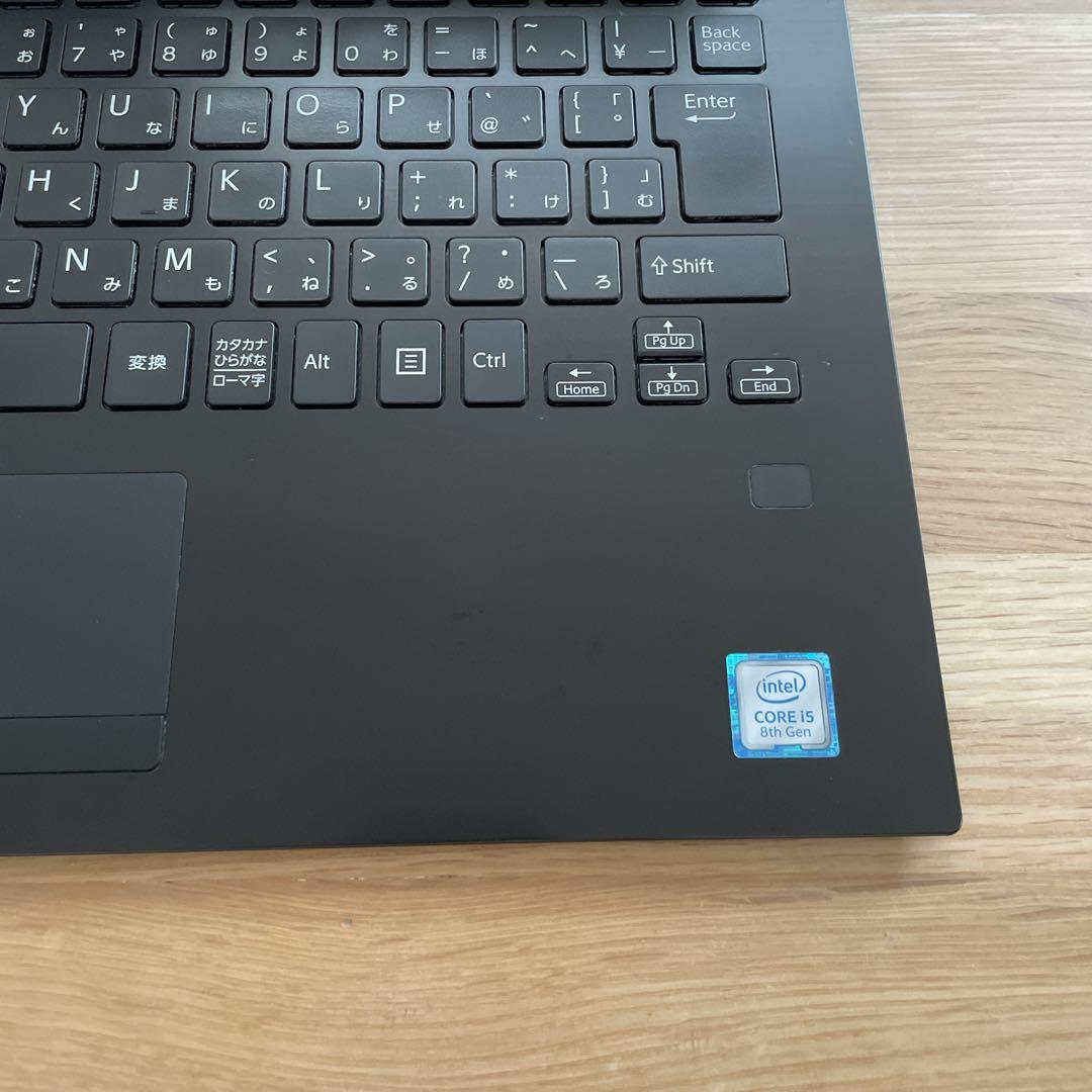 【準美品】VAIO pro PG 第8世代i5 メモリ8GB SSD256GB