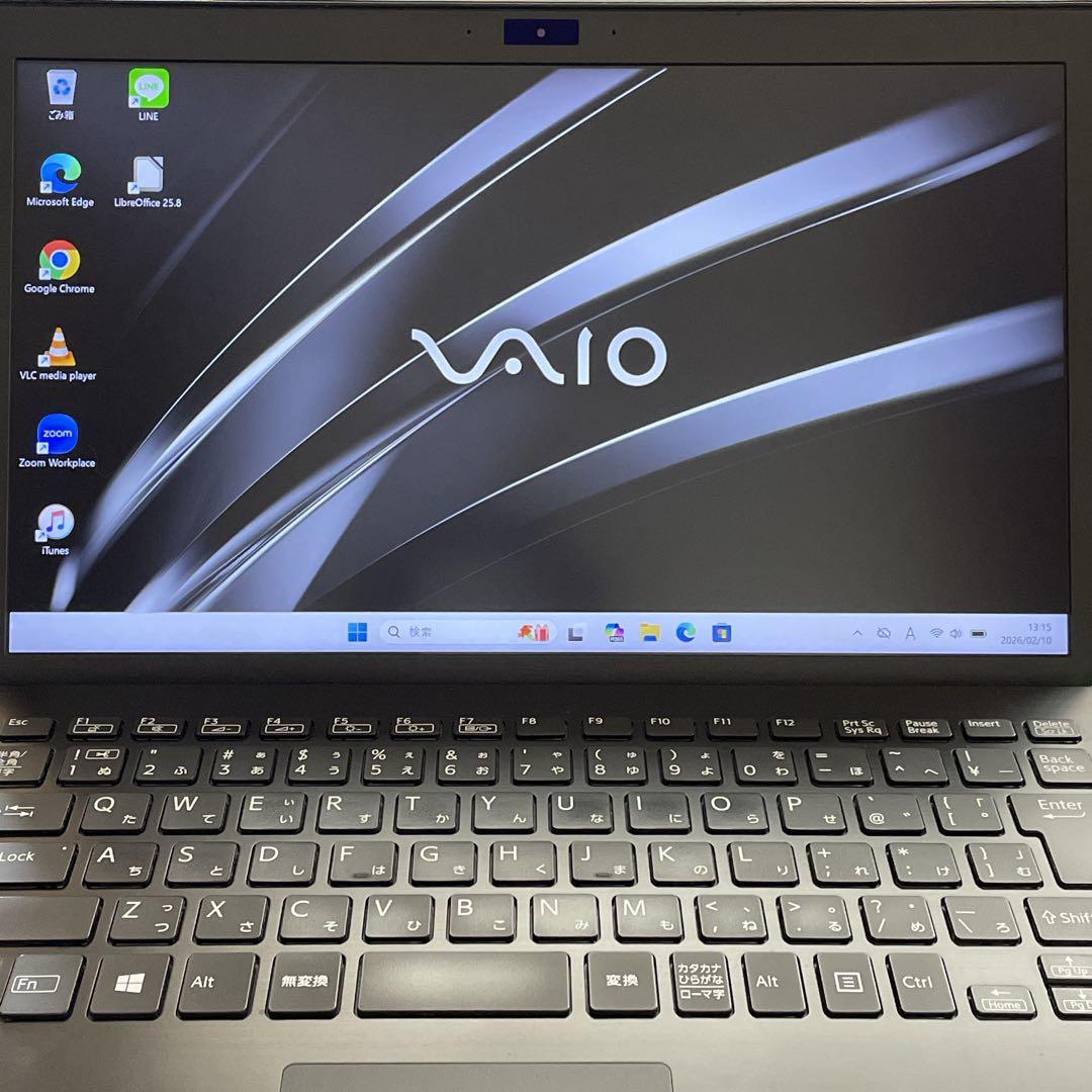 【準美品】VAIO pro PG 第8世代i5 メモリ8GB SSD256GB