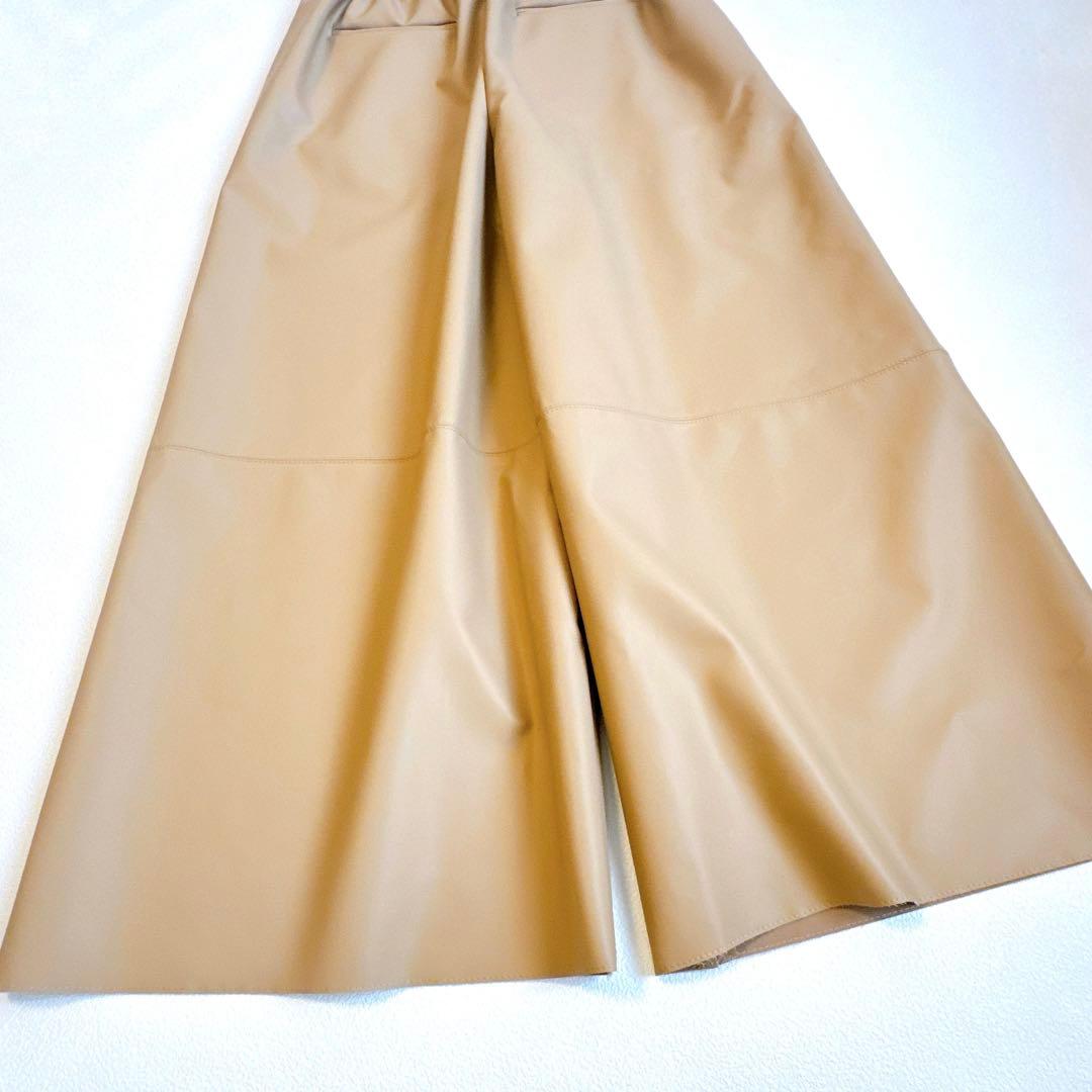 Heve ヘイヴ 24AW rubber pants ラバーパンツ　キャメル36