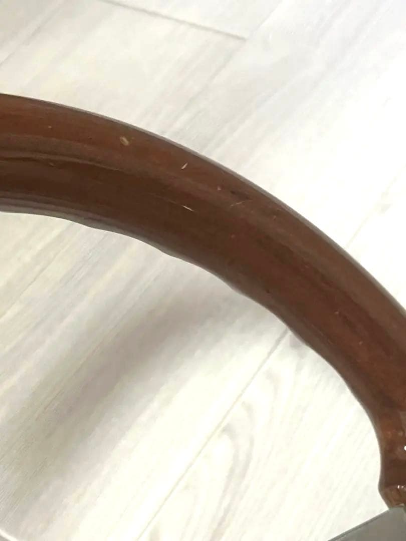 OBAステアリング　希少丸穴 ウッドハンドル