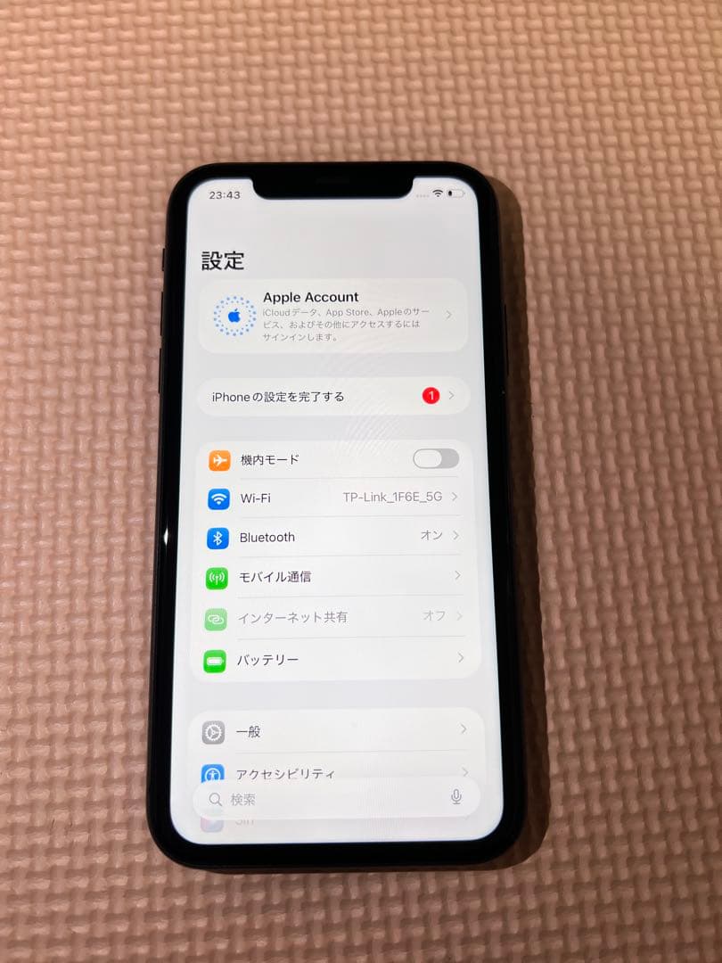 iPhone 11 64GB ブラック 本体 SIMロック解除