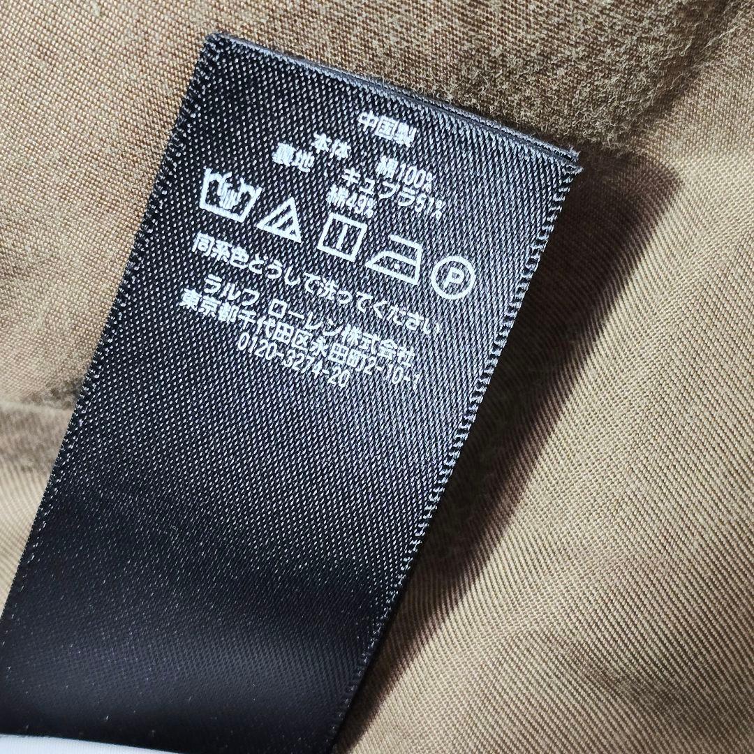 RRL コーデュロイ ワークベスト ブラウン L ヴィンテージ