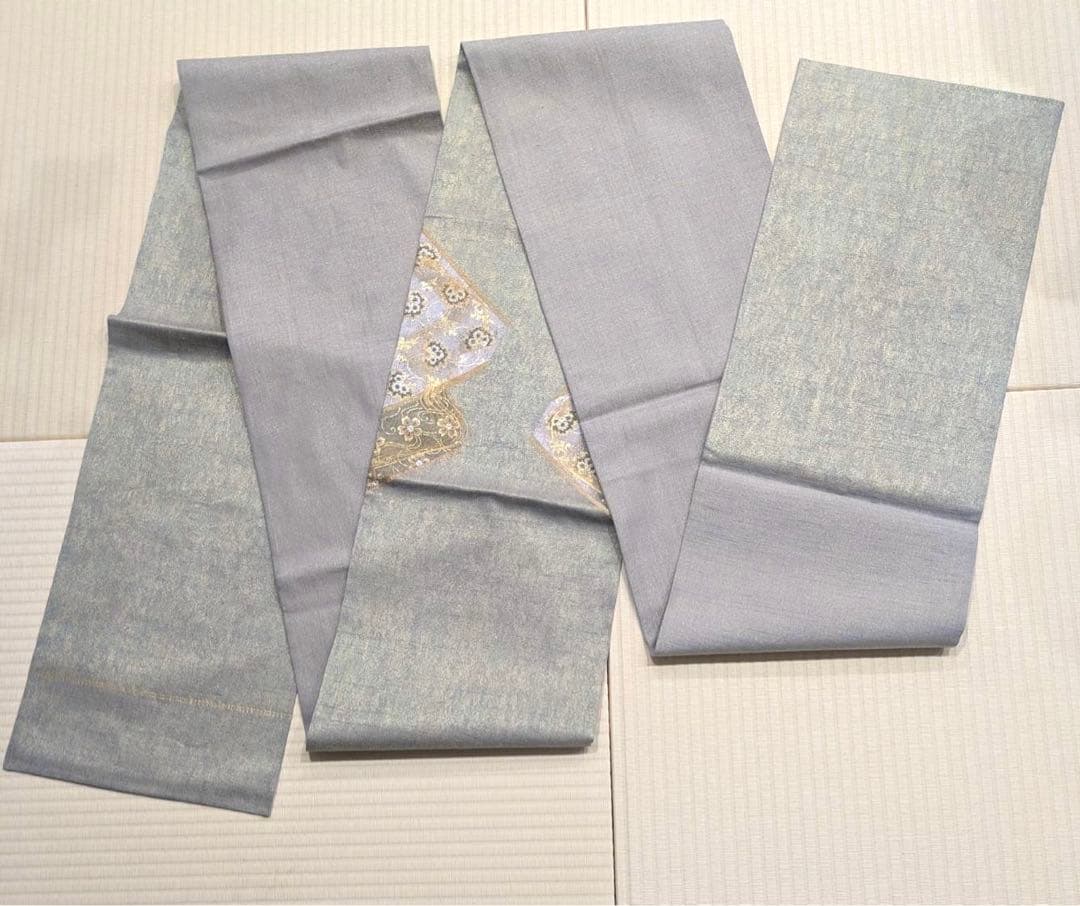 しょうざん 絹漉貴 箔糸 袋帯