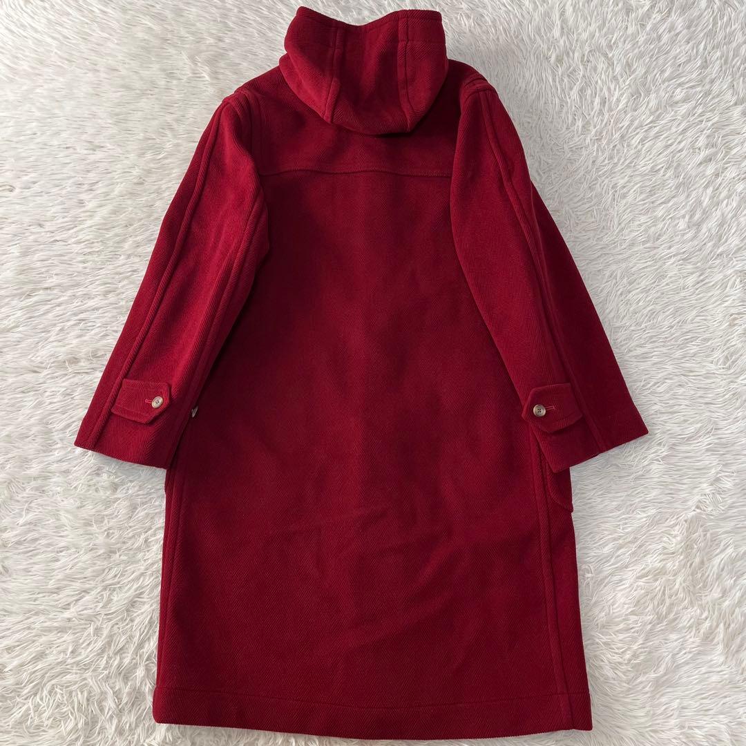 【美品】オールドイングランド　英国製　ヘリンボーン　ウール　ロングダッフルコート