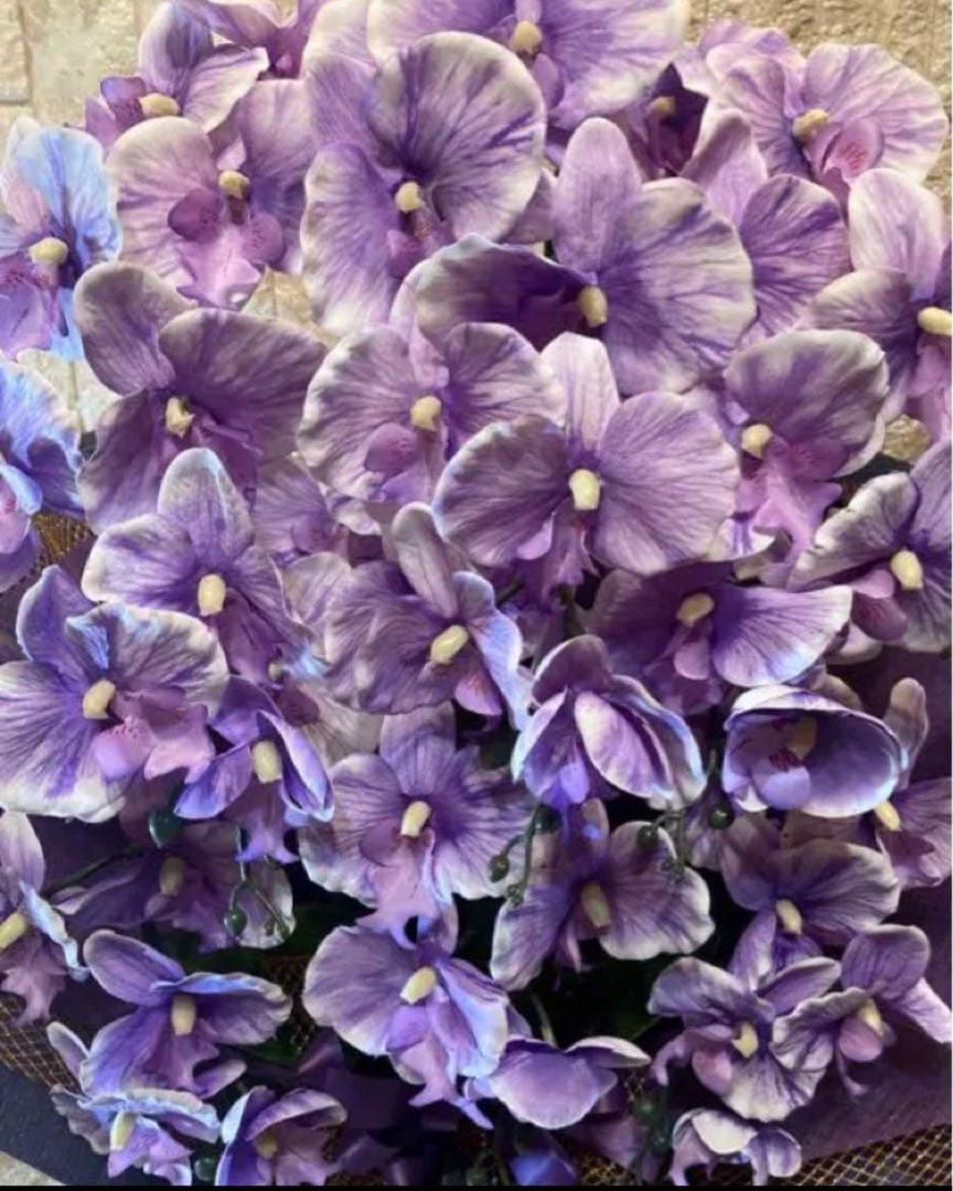 光触媒　人工観葉植物　ウォールグリーン　フェイクグリーン　胡蝶蘭8056