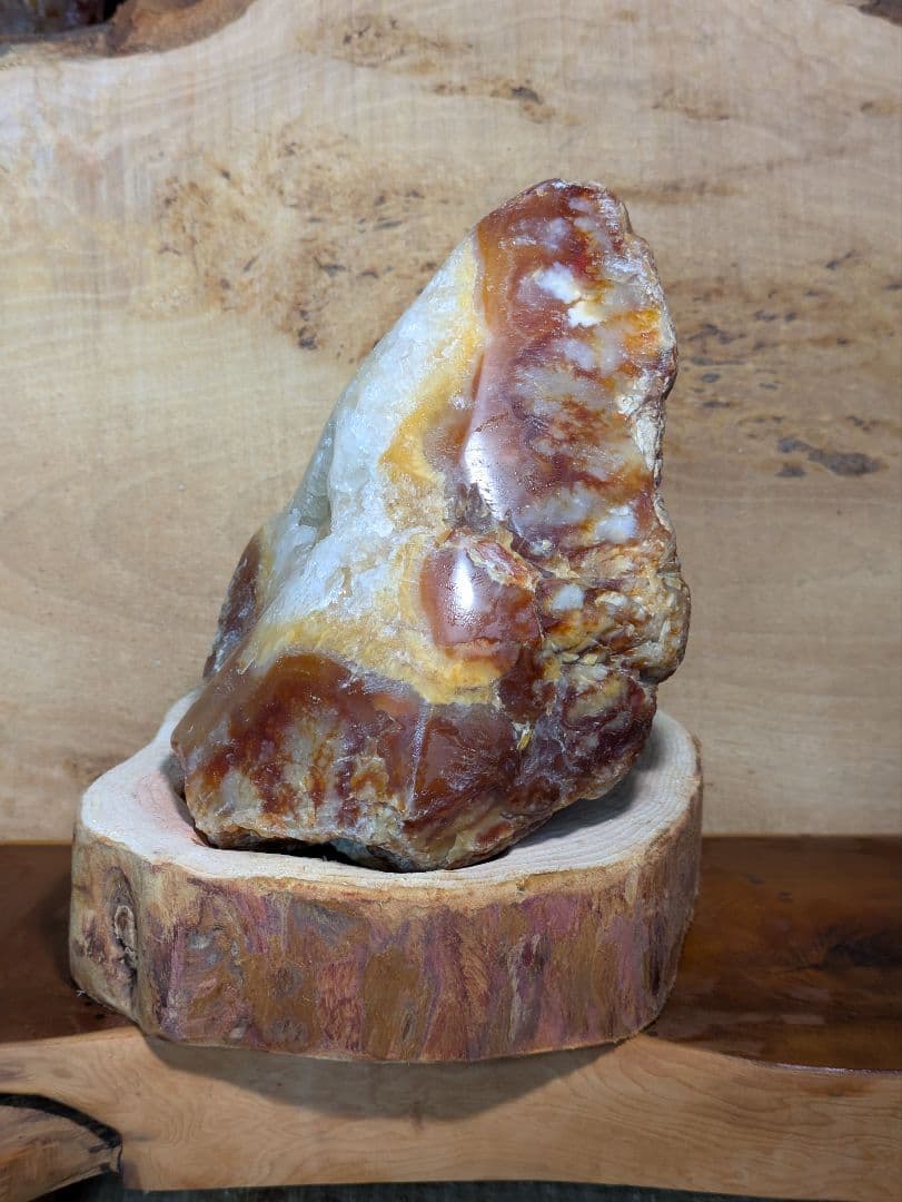 国産鉱物　花石瑪瑙　No.4　ビックサイズ！