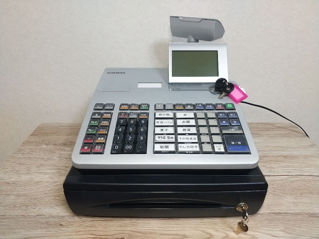 【高性能】CASIO 電子レジスター TE-2700 PC連携 インボイス
