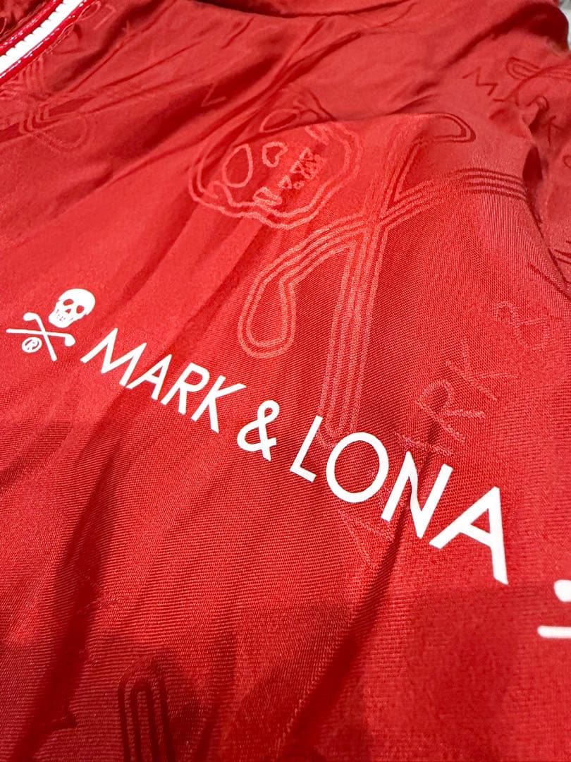 まつたけ MARK&LONA マークアンドロナ 中綿ジャケット スカルロゴ