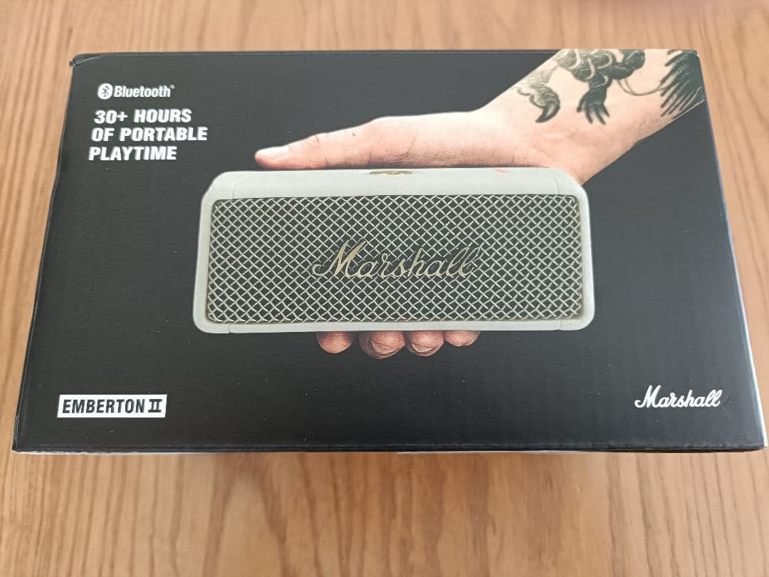 Marshall Emberton II クリーム Bluetoothスピーカー