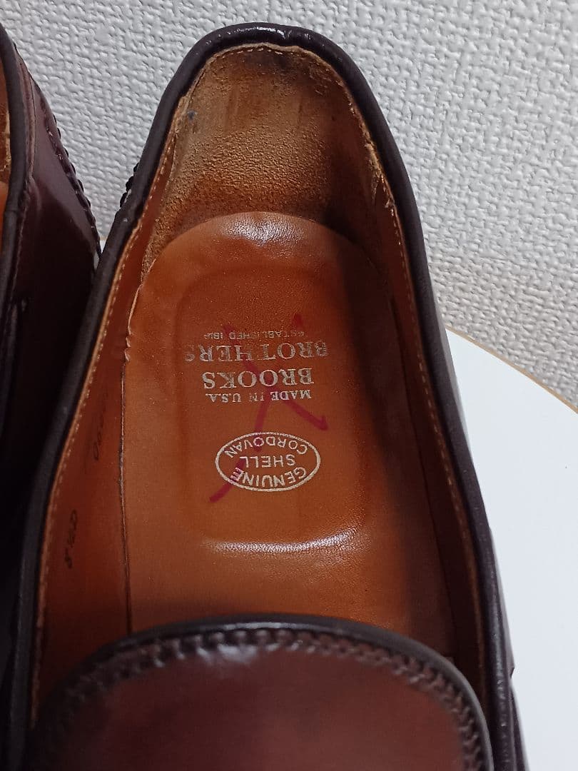 Alden製ブルックス・ブラザーズコードバンタッセルローファー