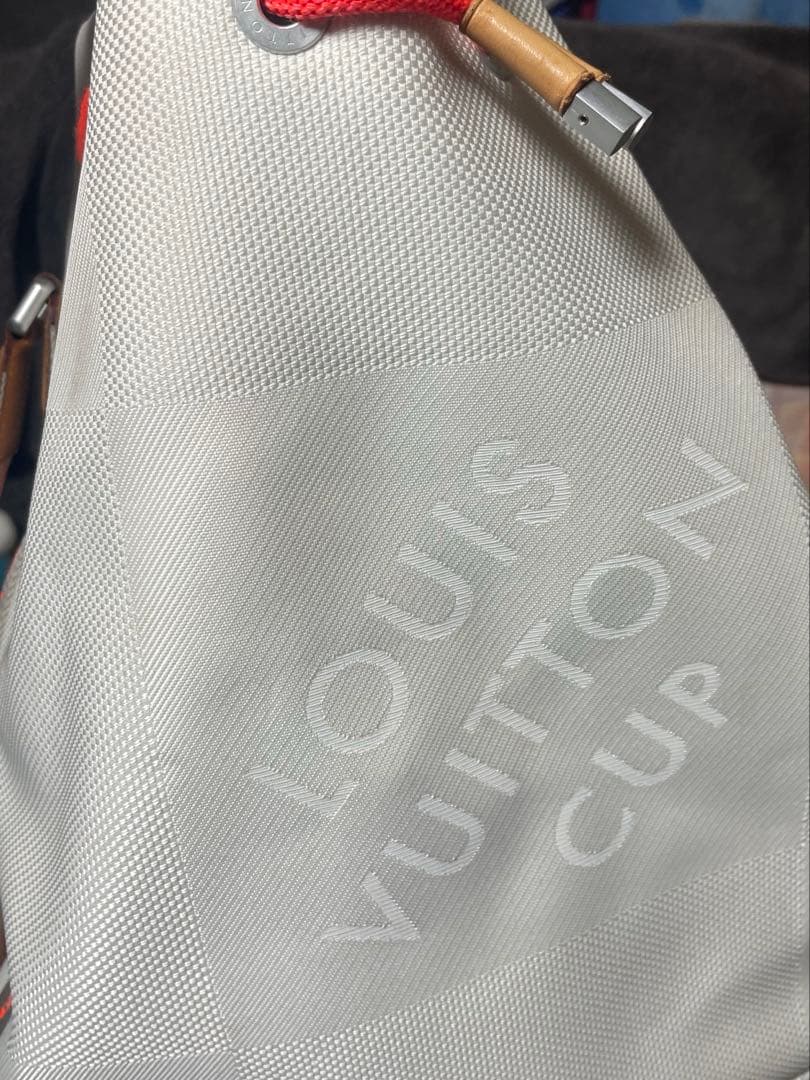 Louis Vuitton ダミエジェアン ボランティア 巾着型ショルダバッグ