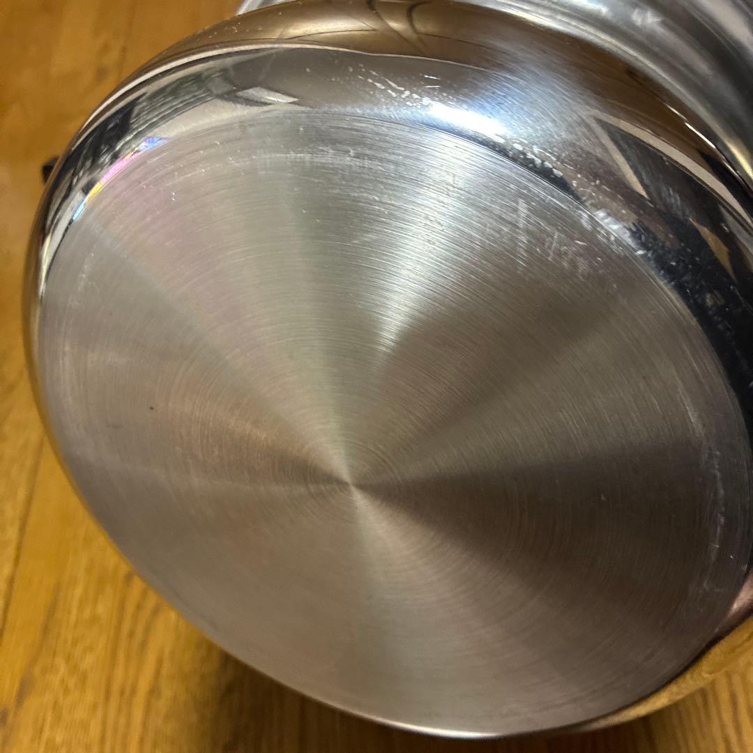 （490）タッパウェアレインボークッカー&スチーマー　美品　内径19センチ